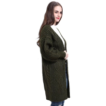 Long Winter Knitted Cardigan