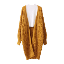 Long Winter Knitted Cardigan