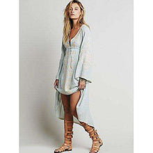 Embroidered Hippie Dress -  Free People - Bohochic - Music Festival