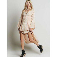 Embroidered Hippie Dress -  Free People - Bohochic - Music Festival