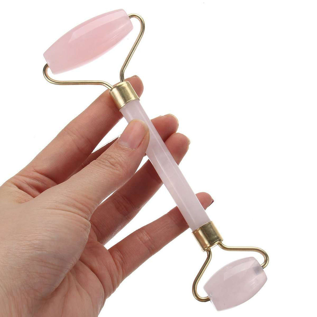 Natural Rose Quartz Roller Massage Toolbeauty tool