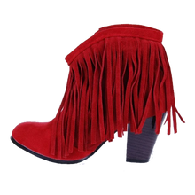 Tassel 'n Fringe Ankle Boots