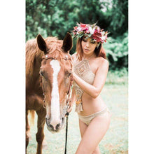 Handmade Knit Bikini -  Free People - Bohochic - Music Festival