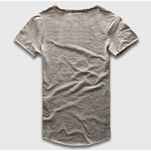 Deep V-Scoop Neck T-Shirt