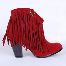 Tassel 'n Fringe Ankle Boots