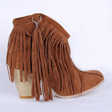 Tassel 'n Fringe Ankle Boots