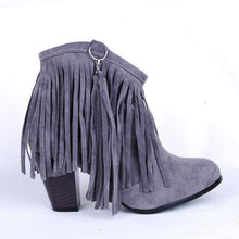 Tassel 'n Fringe Ankle Boots