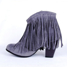 Tassel 'n Fringe Ankle Boots