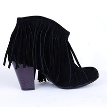 Tassel 'n Fringe Ankle Boots