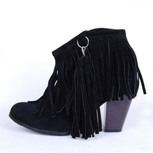 Tassel 'n Fringe Ankle Boots