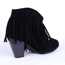 Tassel 'n Fringe Ankle Boots