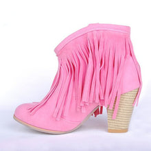 Tassel 'n Fringe Ankle Boots