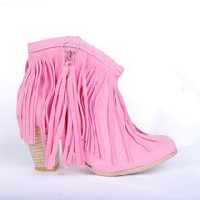 Tassel 'n Fringe Ankle Boots