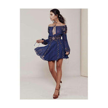 Gypsy Patch Mini Dress -  Free People - Bohochic - Music Festival