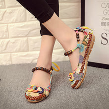 Vintage Ankle Beading Slip-On