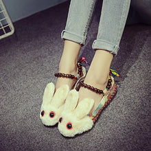 Vintage Ankle Beading Slip-On