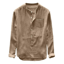 Men's Plus Size Buttoned Top