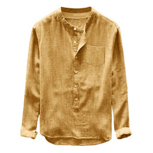 Men's Plus Size Buttoned Top
