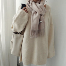 Women V-Neck Knitted Sweater