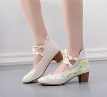 Lace Up Bow Pumps
