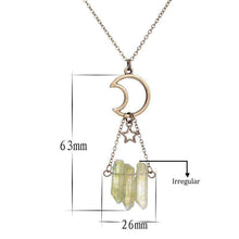 Moon & Stars Aura Quartz Necklace -  Free People - Bohochic - Music Festival