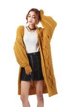 Long Winter Knitted Cardigan