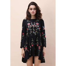Floral Embroidered Straight Dressdress
