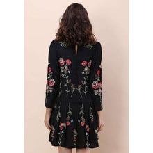 Floral Embroidered Straight Dressdress