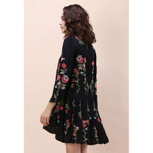Floral Embroidered Straight Dressdress