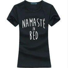 Namaste in Bed Tshirt - Mindful Bohemian