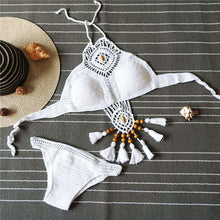 Handmade Knit Bikini -  Free People - Bohochic - Music Festival