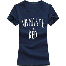 Namaste in Bed Tshirt - Mindful Bohemian