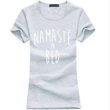 Namaste in Bed Tshirt - Mindful Bohemian