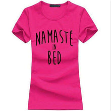 Namaste in Bed Tshirt - Mindful Bohemian