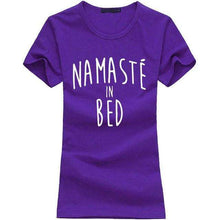 Namaste in Bed Tshirt - Mindful Bohemian