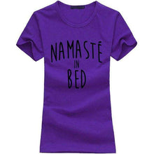 Namaste in Bed Tshirt - Mindful Bohemian