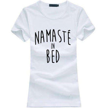 Namaste in Bed Tshirt - Mindful Bohemian