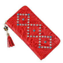 Faux Leather Designer Clutch -  Free People - Bohochic - Music Festival