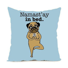 Namaste Zippered Throw Pillowcase,,Mindful Bohemian,Mindful Bohemian