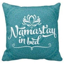Namaste Zippered Throw Pillowcase,,Mindful Bohemian,Mindful Bohemian