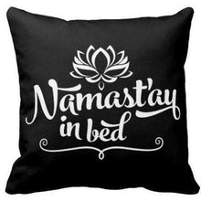 Namaste Zippered Throw Pillowcase,,Mindful Bohemian,Mindful Bohemian