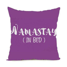 Namaste Zippered Throw Pillowcase,,Mindful Bohemian,Mindful Bohemian