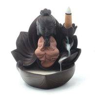 Zen Lotus Backflow Incense Burner,buddha,Mindful Bohemian,Mindful Bohemian