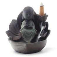 Zen Lotus Backflow Incense Burner,buddha,Mindful Bohemian,Mindful Bohemian