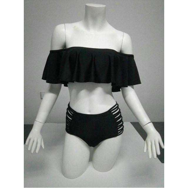 High Waist Bandeau Bikini -  Free People - Bohochic - Music Festival
