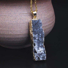 Colorful Druzy Pendants -  Free People - Bohochic - Music Festival