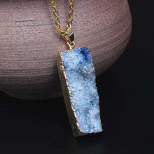Colorful Druzy Pendants -  Free People - Bohochic - Music Festival