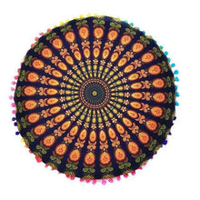 Mandala Pom Pom Floor Pillow - Mindful Bohemian