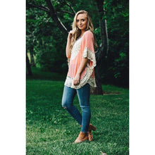 Crochet Laced Batwing Top -  Free People - Bohochic - Music Festival