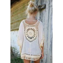 Crochet Laced Batwing Top -  Free People - Bohochic - Music Festival